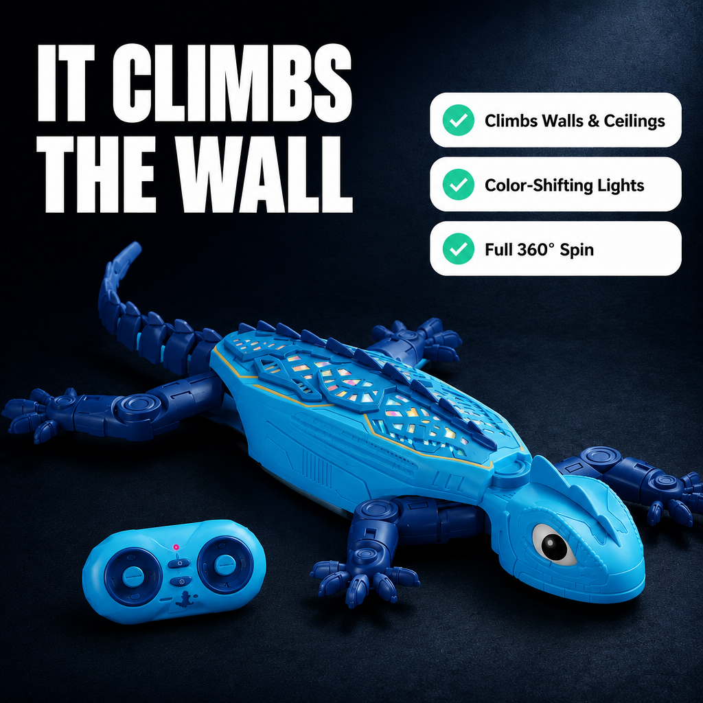 Geckobolt™ Wall-Climbing RC Gecko