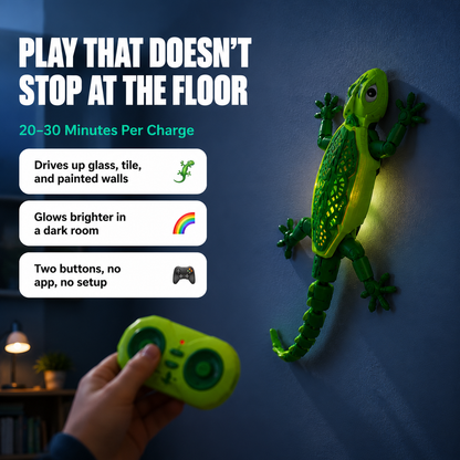 Geckobolt™ Wall-Climbing RC Gecko