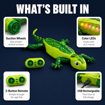 Geckobolt™ Wall-Climbing RC Gecko